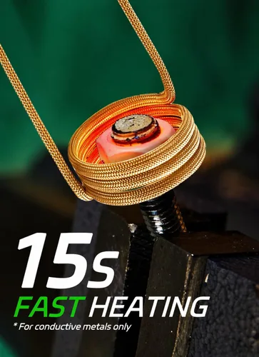 Miniatura 3 de Solary Kit de calentador de inducción magnética, calentador de inducción de 1200 W 110 V con 4 bobinas para quitar tornillos oxidados