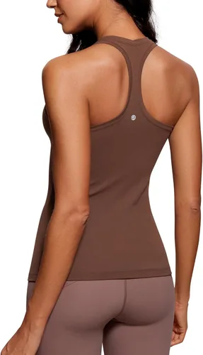 Miniatura 20 de CRZ YOGA - Camisetas sin mangas de entrenamiento para mujer, con espalda cruzada, brasier deportivo, para yoga, gimnasio