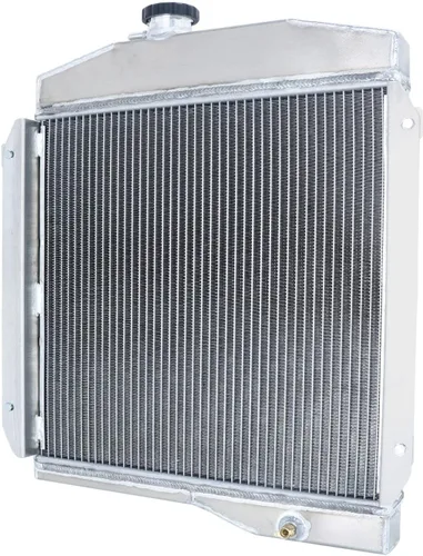Miniatura 4 de Radiador de aluminio con núcleo de 3 filas para Jeep CJ3 CJ5 CJ6 DJ5 DJ6 1955 Willys 1955 Todos los radiadores de aluminio+ventilador