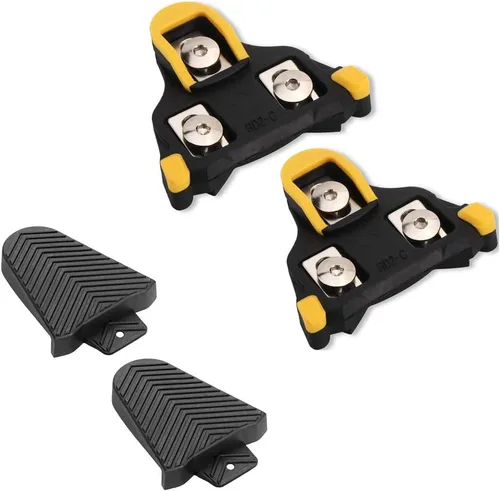 Thinvik Juego de fundas de goma para tacos de bicicleta, tacos de bicicleta con fundas para tacos Shimano SPD-SL (solo funciona para tacos de