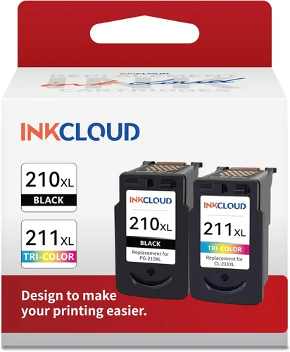Miniatura 7 de INKCLOUD Cartuchos de tinta compatibles de repuesto para Canon PG-210XL CL-211XL para impresoras PIXMA IP2702 MP230 MP240 MP250 MP280 MP480 MP490