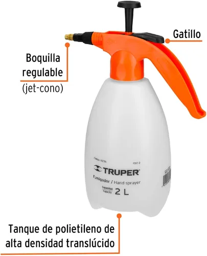 Miniatura 2 de TRUPER FDO-2 Pulverizador de mano de 68 oz