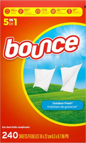Miniatura 8 de Bounce - Hojas suavizantes de ropa con aroma fresco al aire libre, 240
