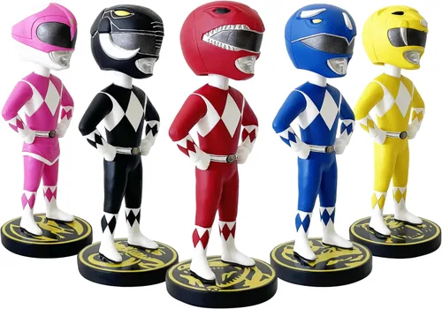 Miniatura 4 de Power Rangers - Juego de 5 piezas (exclusivo) Bobblehead