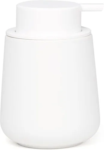 Miniatura 10 de Bosilunlife Dispensador de jabón de manos, dispensador de jabón de cerámica de 12 onzas, dispensador de jabón líquido recargable para baño