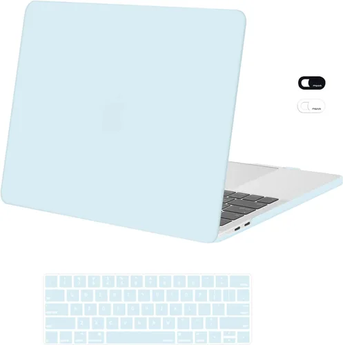 Miniatura 17 de MOSISO - Carcasa rígida de plástico, compatible con MacBook Pro de 13 pulgadas y cubierta para teclado y cámara web