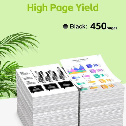 Miniatura 3 de 65XL 65 Cartucho de tinta negro compatible con HP Ink 65 para HP65 XL 65XL Cartucho de tinta negra para impresoras HP Envy 5000 5055 5058 5052 5014