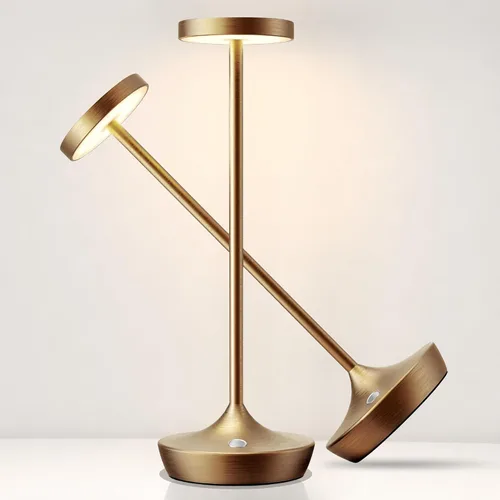 Miniatura 18 de Lámpara de mesa inalámbrica recargable - Luz de mesa LED operada con batería de 6000mAh - Lámparas de mesa portátiles táctiles regulables