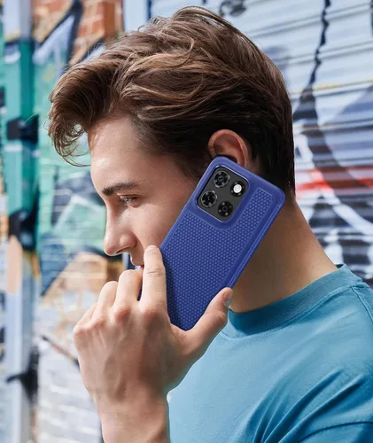 Miniatura 998 de FNTCASE Funda para iPhone 17 Pro: Fundas delgadas translúcidas de color azul claro compatibles con MagSafe, protección completa de la cámara