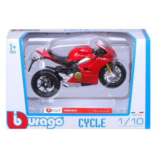 Miniatura 8 de Bburago B18-51080 1:18 Ducati Panigale V4, negro, 6.7 x 2.8 x 4.3 in; 3.17 oz