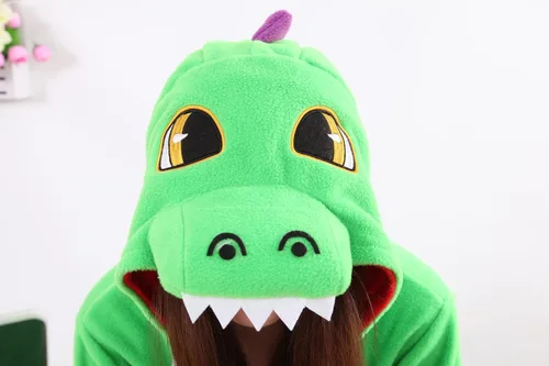 Miniatura 4 de Honeystore piyama de disfraz de dinosaurio para Halloween una pieza unisex