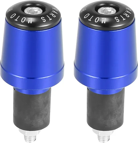 Miniatura 8 de Motoforti 1 par rojo motocicleta manillar extremo tapones 7/8 "0.866 in universal CNC aleación de aluminio para motocicleta scooter