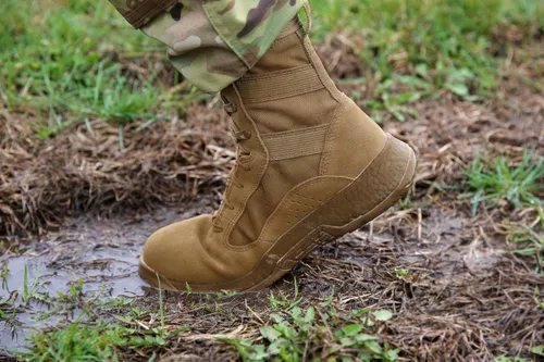 Miniatura 4 de Belleville TR501 AMRAP Botas militares y de entrenamiento atlético para hombre de 8 pulgadas - Botas de fuerza aérea/ejército OCP ACU - Piel