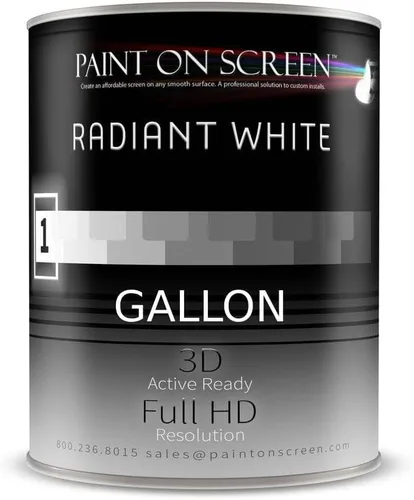 Miniatura 3 de Pintura para Proyector de Pantalla Paint on Screen Pintura de Pantalla de Proyector de Capa Única de Proyección Corta para Claridad Perfecta