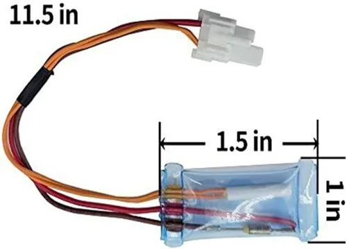 Miniatura 2 de 6615JB2005C Sensor de descongelación del termistor para el termóstato de descongelación del refrigerador LG Compatible con termostato