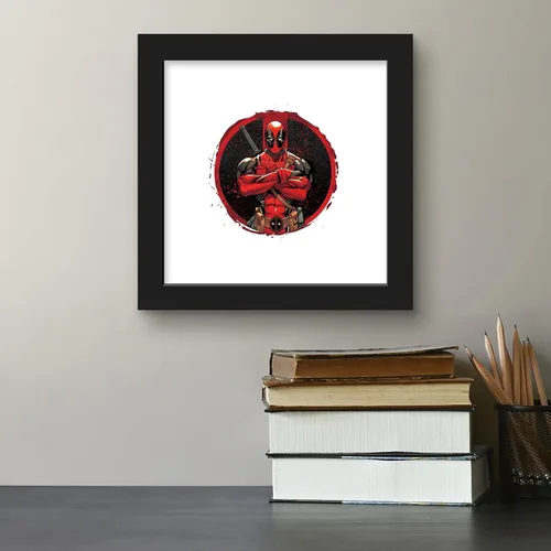 Miniatura 5 de Trends International Gallery Pops Marvel Comics Deadpool - Póster de pared con insignia de brazos cruzados, 12 x 12 pulgadas, versión enmarcada
