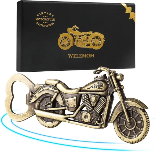 Miniatura 8 de Regalos de cerveza de motocicleta para hombres, papá, él, abrebotellas de cerveza vintage para motocicleta, regalos del día del padre para hombres