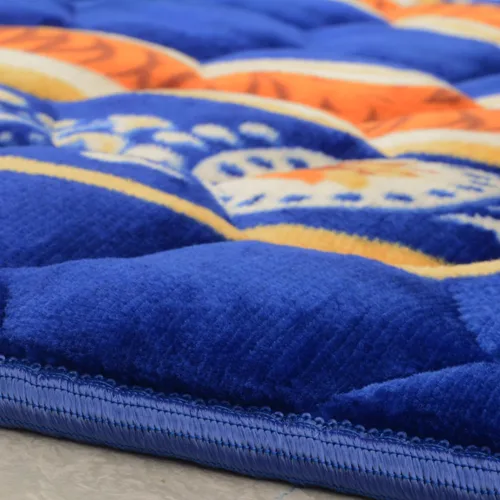 Miniatura 7 de Alfombra de Oración Musulmana Mat Islámica - Alfombra de Oración Sajadah Acolchada Muy Gruesa para Hombres y Mujeres con Cuentas de Oración del Azul