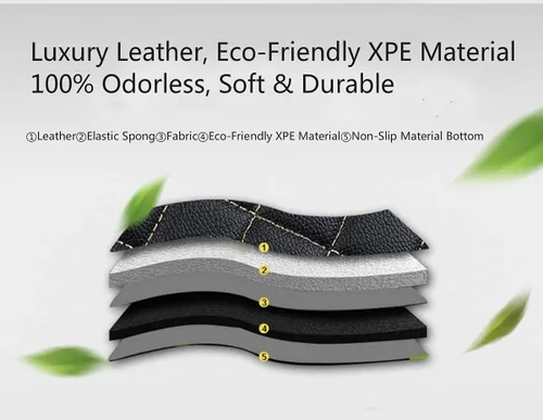 Miniatura 5 de Alfombras de suelo de automóvil para 95% de los sedanes, SUV, deportivos, cobertura completa, lindo, para hombres y mujeres, almohadillas con Tiras