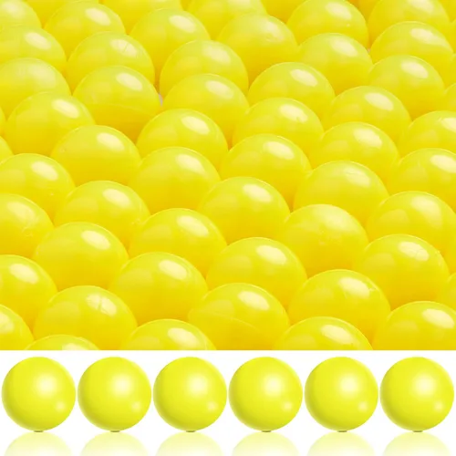 Civaner Proyectiles de calibre 150 x 68/61 para defensa y práctica, bolas de paintball 68 rompedoras reutilizables, proyectiles sólidos de nylon de