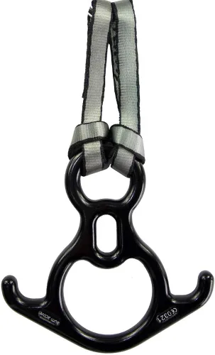 Miniatura 11 de Kit de Iniciación de Telas Aéreas - Hamaca de yoga aéreo duradera de 9 yardas con herrajes y guía - Columpio aéreo para yoga aéreo acrobático