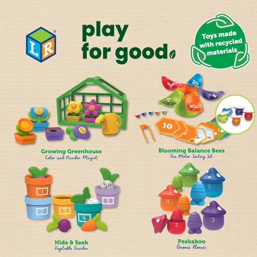 Miniatura 5 de Learning Resources Peekaboo Gnome Homes - Juguetes de clasificación para niños pequeños, reconocimiento de colores y tamaños, habilidades motoras
