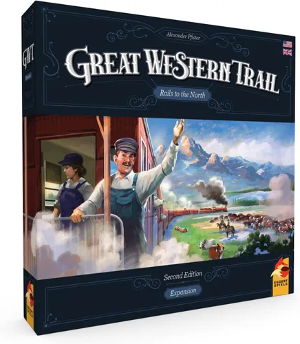 Great Western Trail 2ª edición Rails to the North Juego de mesa Expansión - ¡Nuevas aventuras esperan! Juego de estrategia para niños y adultos,