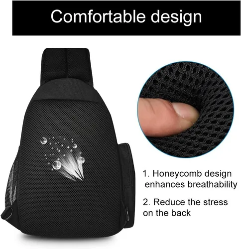 Miniatura 9 de CADeN - Mochila para cámara estilo bandolera, maletín con soporte para trípode para cámaras DSLR/SLR sin espejo (Canon Nikon Sony Pentax) Negro