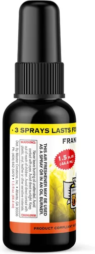 Miniatura 2 de BluntPower (incienso y mirra, 5 unidades) Ambientador concentrado – Ambientador a base de aceite premium en aerosol para el hogar y el coche – Spray