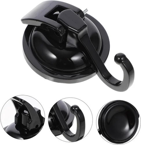 Miniatura 3 de Ganchos de succión para abrigos, ganchos de ventosa para baño, gancho de pared con ventosa