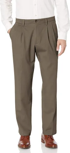 Miniatura 6 de Dockers - Pantalón caqui de ajuste clásico para hombre, con pliegues (talla estándar y talla grande y alta)