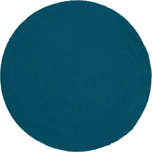Miniatura 2 de Juego de 4 manteles individuales hechos a mano con cuentas azules de 13 pulgadas, hermoso y elegante tapete decorativo brillante para decoración