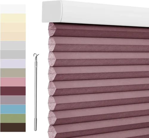 Miniatura 42 de Tonature Persianas Celulares de Tamaño Personalizado para Ventanas Cortinas Blackout sin Cordón Persianas Enrollables Protección UV Aislamiento