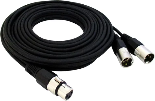 Miniatura 3 de Audio2000'S ADC2033-P Cable de audio equilibrado XLR macho a XLR hembra de 5 pies