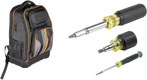 Miniatura 6 de Klein Tools 62805BPTECH - Mochila para laptop, herramienta tecnológica extragrande de 28 bolsillos Tradesman Pro y desmagnetizador/magnetizador MAG2