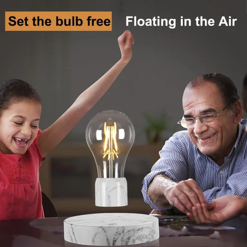 Miniatura 2 de Lámpara de escritorio con bombilla LED flotante de levitación magnética para regalos únicos, decoración de habitación, luz nocturna, decoración