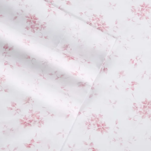 Miniatura 5 de Laura Ashley - Juego de sábanas King, sábans de cama extremadamente suaves con una sensación ligera y naturalmente sedosa de algodón satinado - Musa