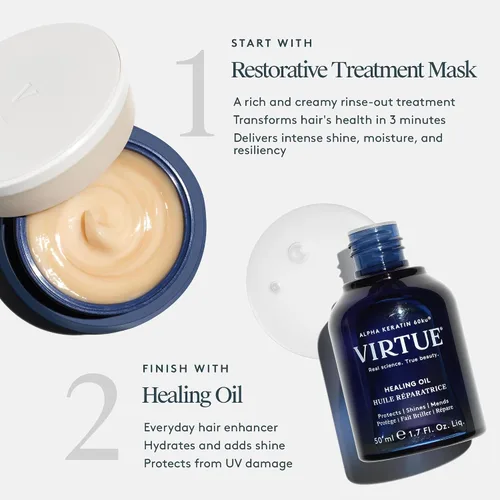 Miniatura 7 de Mascarilla de tratamiento restaurador VIRTUE