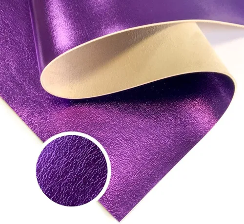 Miniatura 7 de Piel de cordero metálica azul claro real: material de cuero genuino brillante para costura, manualidades y fabricación de joyas