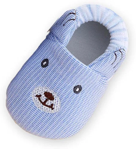 Sekantrol Zapatos para recién nacidos, para niños y niñas, zapatos deportivos unisex con suela antideslizante suave, pantuflas ajustables de dibujos