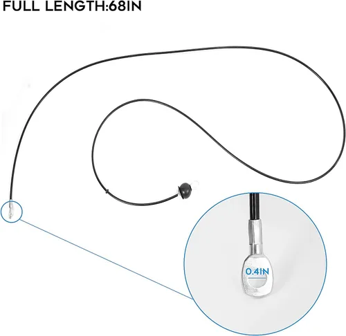 Miniatura 4 de Cable de repuesto Luwint Fitness, 0.236 in de grosor, para el gimnasio en casa