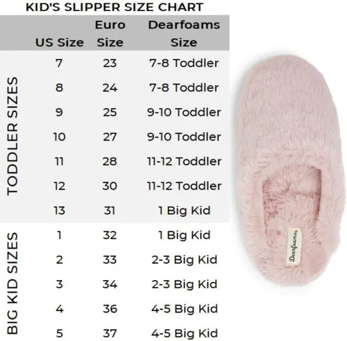 Miniatura 5 de Dearfoams Pantuflas unisex lavables para niños