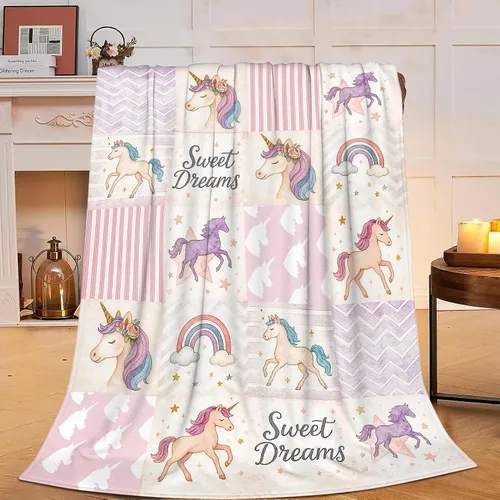 Miniatura 22 de Manta de Hockey Súper Suave Cálida Esponjosa de Vellón Franela Deportiva Manta de Tiro Acogedora Mullida de Felpa Ropa de Cama Mantas Regalos