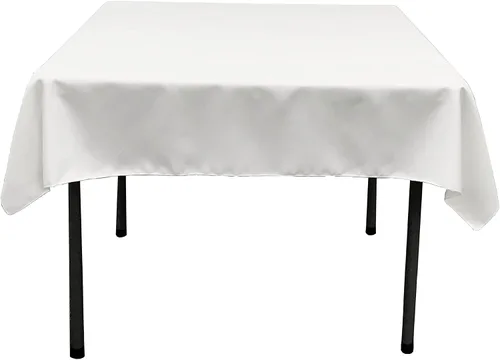 Miniatura 117 de LA Linen. Mantel cuadrado de popelina de poliéster