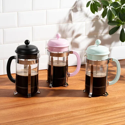 Miniatura 6 de Bodum Caffettiera Cafetera de prensa francesa, tapa de plástico negro y marco de acero inoxidable, 8 tazas, 34 onzas