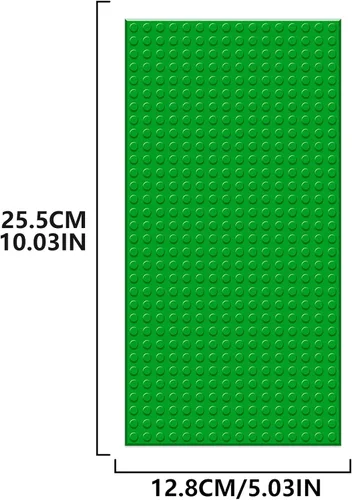 Miniatura 2 de EKIND 4 placas base clásicas de 5 x 10 pulgadas, compatibles con ladrillos de juguete de las principales marcas, fomenta la lógica y la creatividad