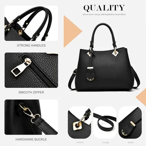 Miniatura 6 de Carteras y bolsos para mujer, bolso de mano de moda con asa superior