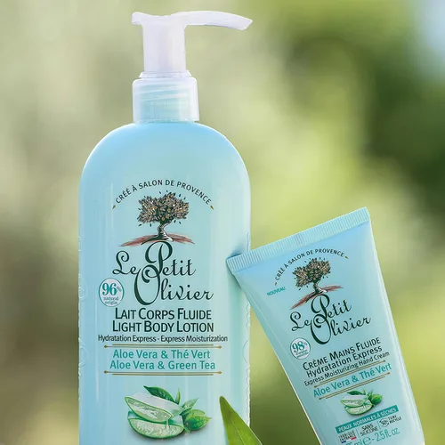 Miniatura 7 de Le Petit Olivier Crema hidratante para manos Express - Aloe Vera y té verde - Hidratación expresa - Sin sensación grasa o pegajosa - La piel es