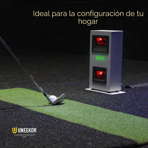 Miniatura 2 de Uneekor EYE MINI CORE Monitor y simulador de lanzamiento de golf, 15 puntos de datos de bola, latencia casi cero, funciona con GSPro, TGC19 y E6