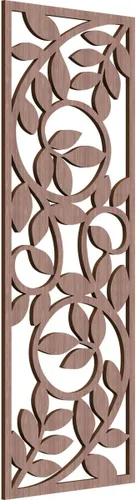 Miniatura 91 de 9 3/8"W x 24 3/8"H x 1/4"T Utica Decorativo Fretwork Madera Paneles de Pared, Abedul